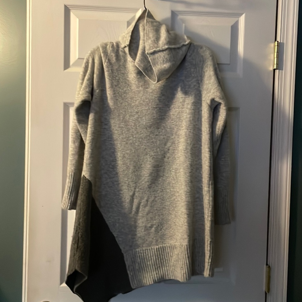 2 Tone Grey Cowl neck  Sweater